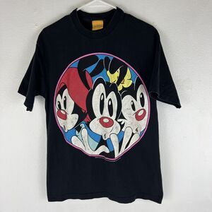 Vintage 1993 Animaniacs Single Stitch T Shirt Double Sided Size Large Rare HTF